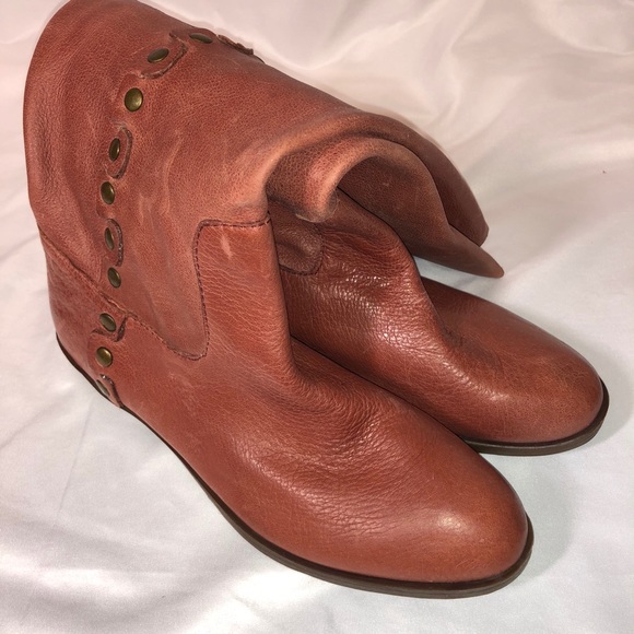 Nine West Blush Rose Leather Boots - Picture 15 of 16